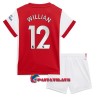 Virallinen Fanipaita + Shortsit Arsenal Willian 12 Kotipelipaita 2021-22 - Lasten